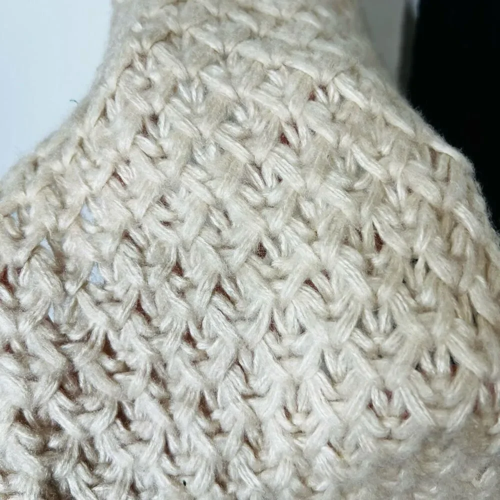 Aeropostale Infinity Warm Knit Scarf Bundle Tan Black